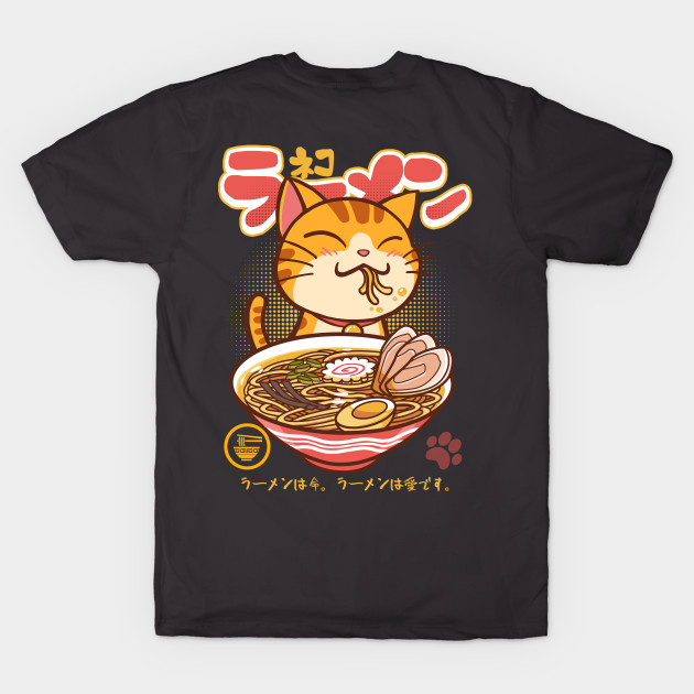 Neko Ramen (Orange Cat) by mankeeboi